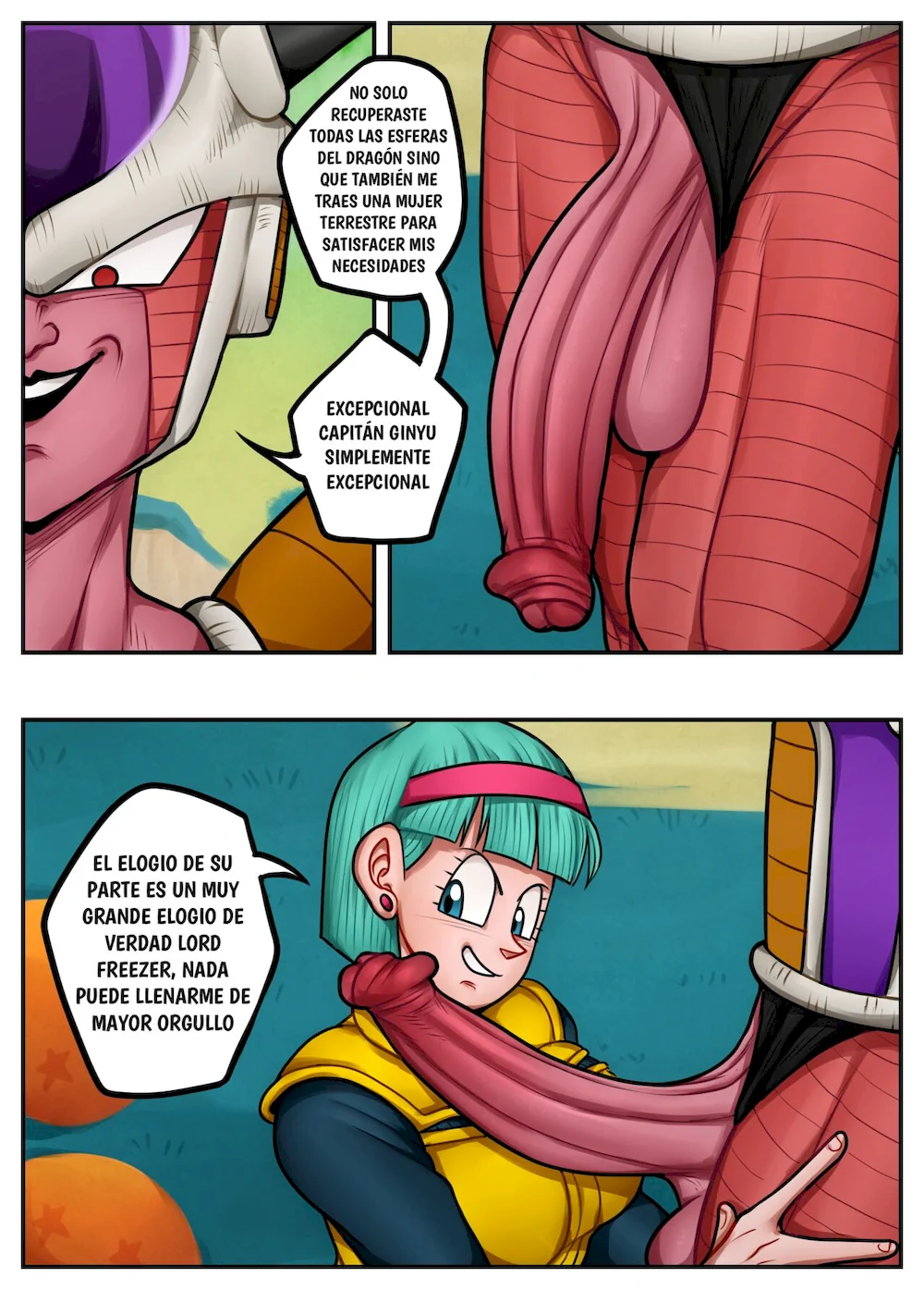 Bulma y Lord Freezer - MiniComic | xKomics