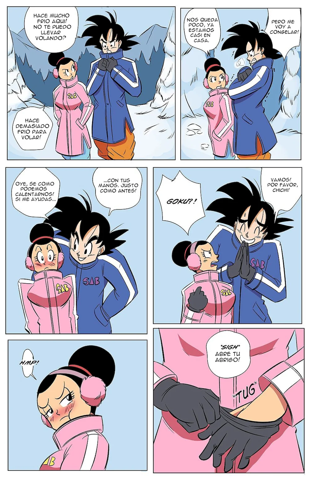 Goku y Milk - Calentándonos | xKomics